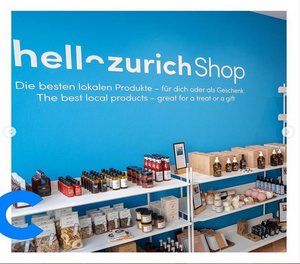 HelloZurich Shop opened a brick & mortar store in Zurich Old Centre and V DESIGN LAB Jewellery is there