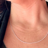 ESSENTIALS Pois Boule Silver Necklace