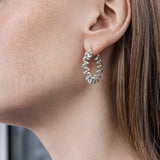 SPIRA.L Molla Silver Hoop Earrings 3cm - PRE-ORDER