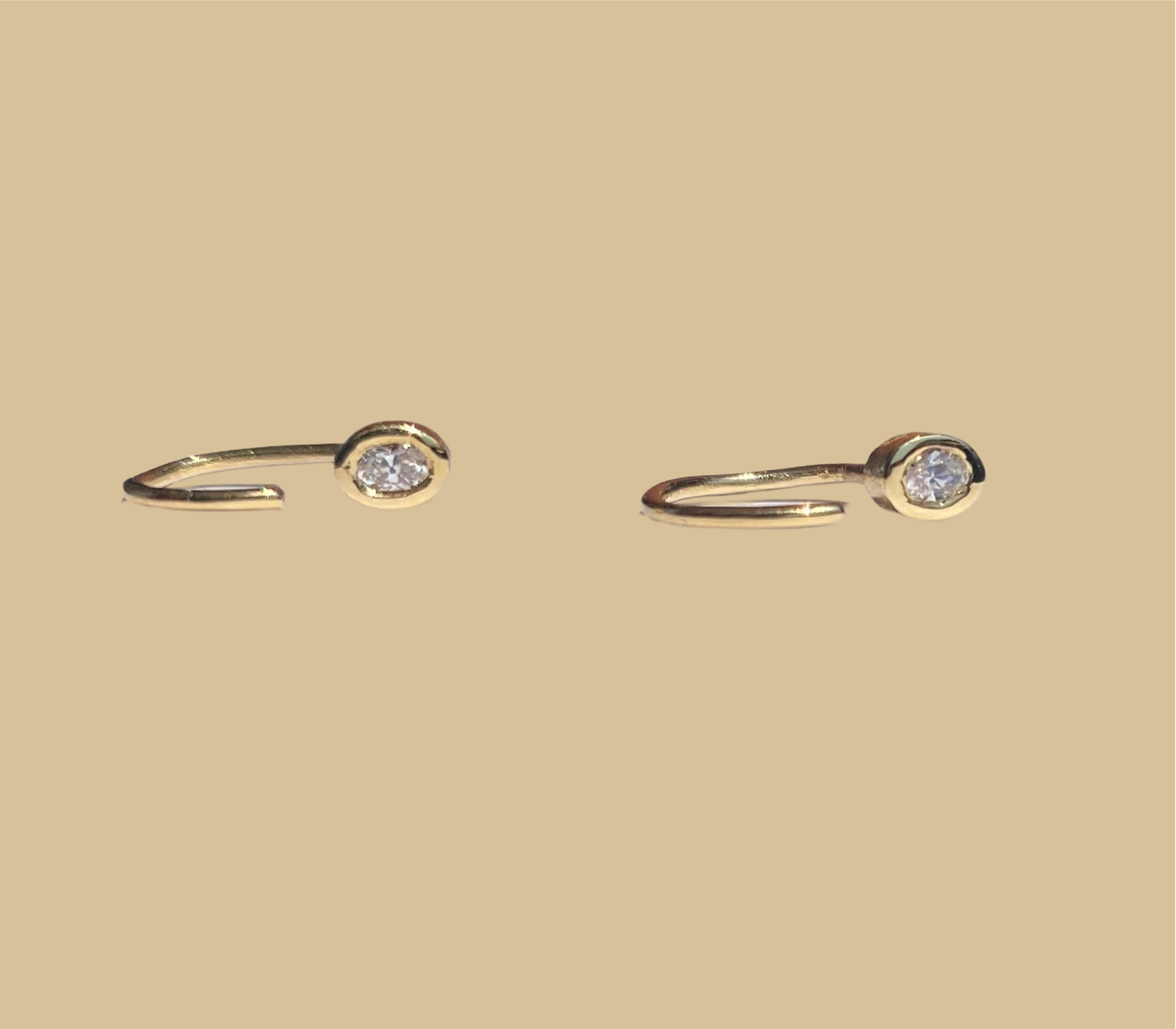 ESSENTIALS Mini Hoops with Zirconia