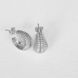 SAVOY Small Hoops (Silver)