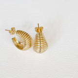 SAVOY Small Hoops (Gold Plated)