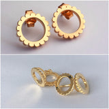 For Her & Him - INGRANAGGI Cufflinks + Stud Earrings