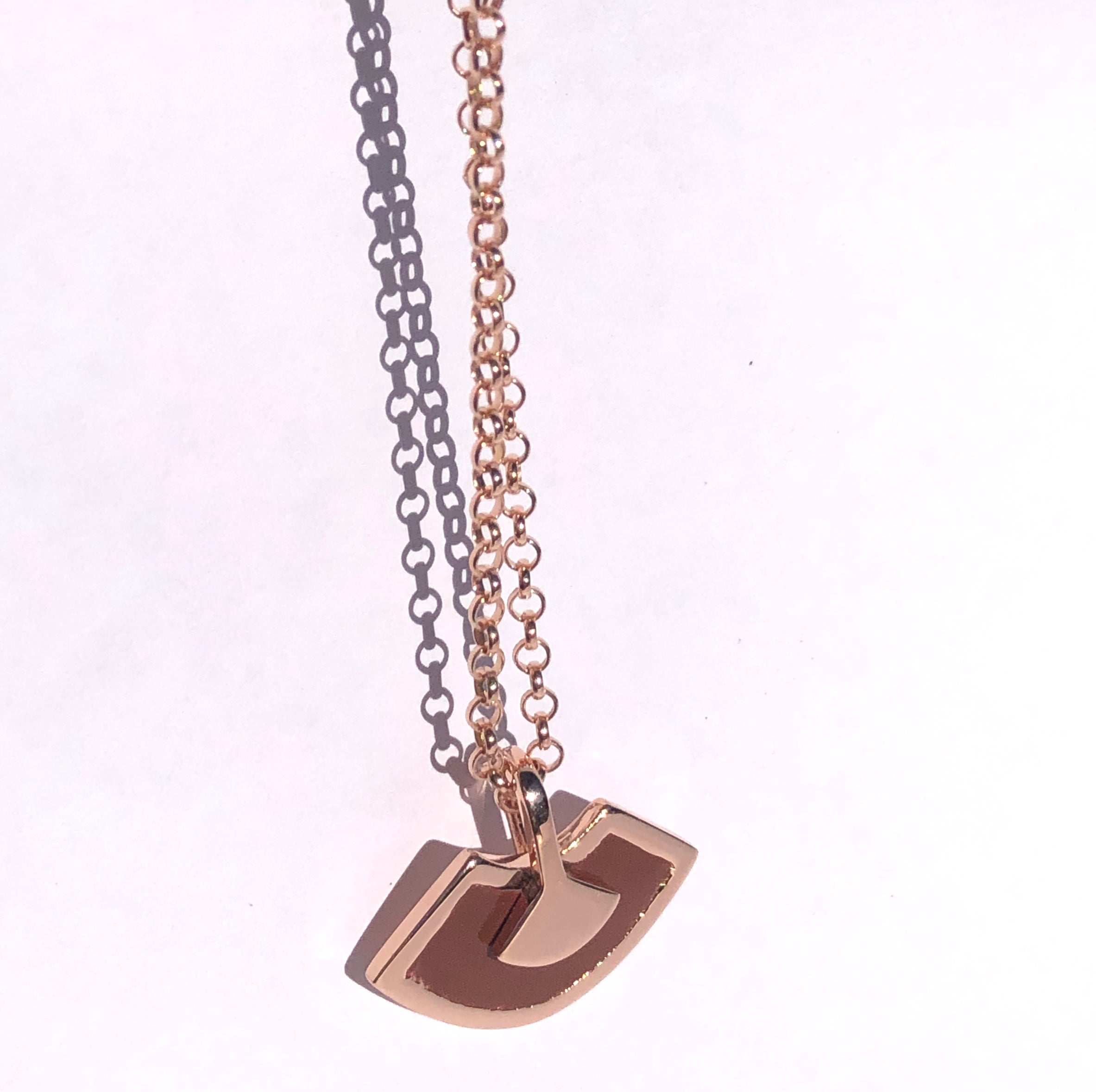 ABANICOS Silver Necklace with Enamel