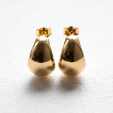 SAVOY Small Smooth Hoops (Gold Plated)