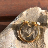 SANTIAGO Shell Open Ring (Gold)
