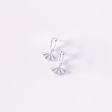 SANTIAGO Mini Hoops with Shell Pendants 12mm