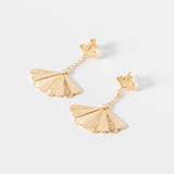 SANTIAGO Shell Big Pendant Earrings