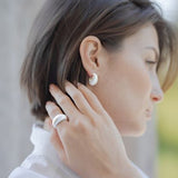 SAVOY Small Hoops (Silver)