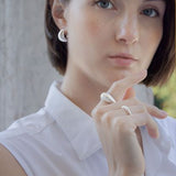 SAVOY Small Hoops (Silver)