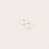 BILLABONG Circle Earrings with Pearl