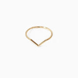 V Ring Silver