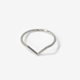 V Ring Silver