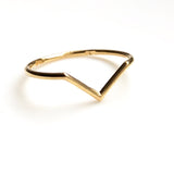 V Ring Silver