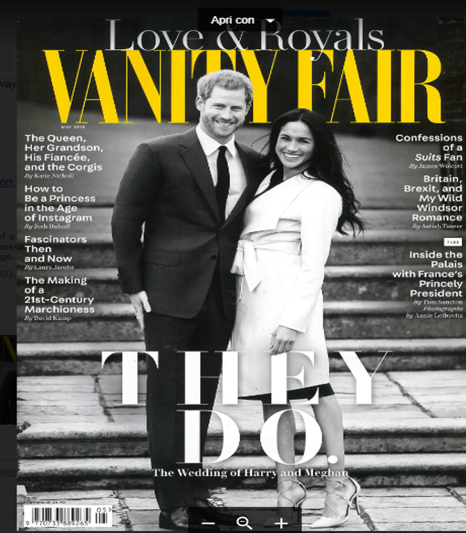 V DESIGN LAB Featured on Vanity Fair May Issue