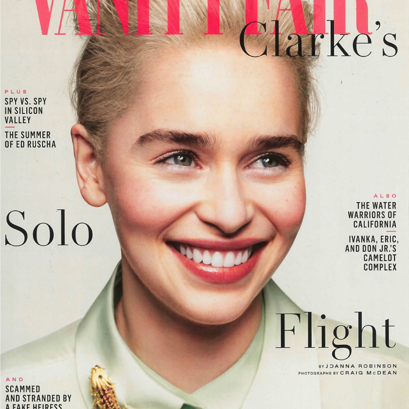 V DESIGN LAB featured again on Vanity Fair Uk Summer Edition