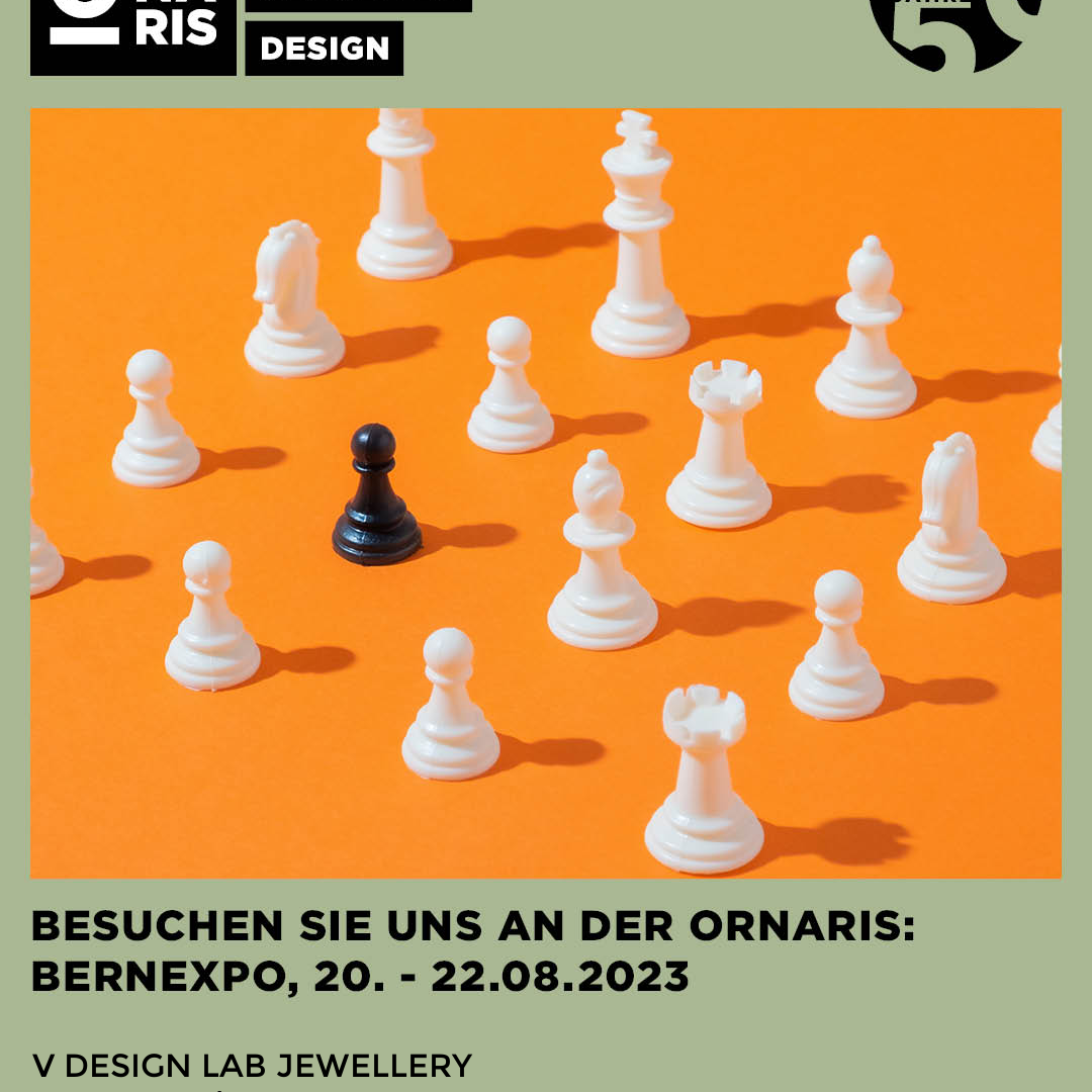 V DESIGN LAB Jewellery for the 1st time at the Ornaris Fair in Bern: 20-22nd August 2023