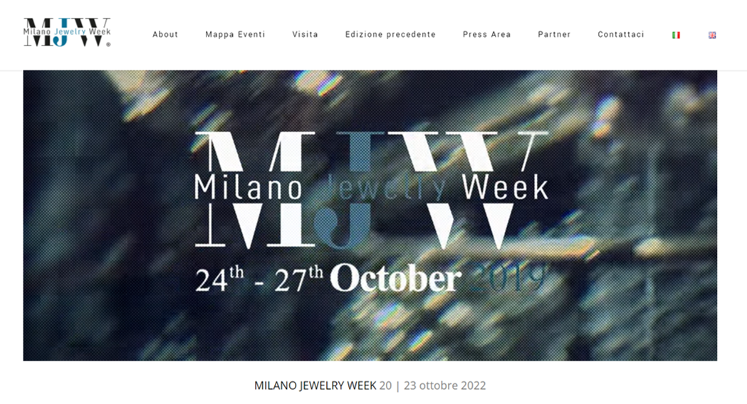 V DESIGN LAB Jewellery Selected to exhibit at the Milano Jewelry Week this October 2022