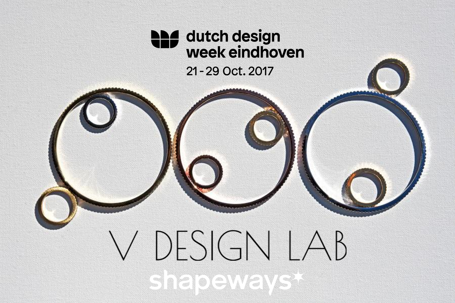 V DESIGN LAB Showcasing at DDW 2017 - Dutch Design Week