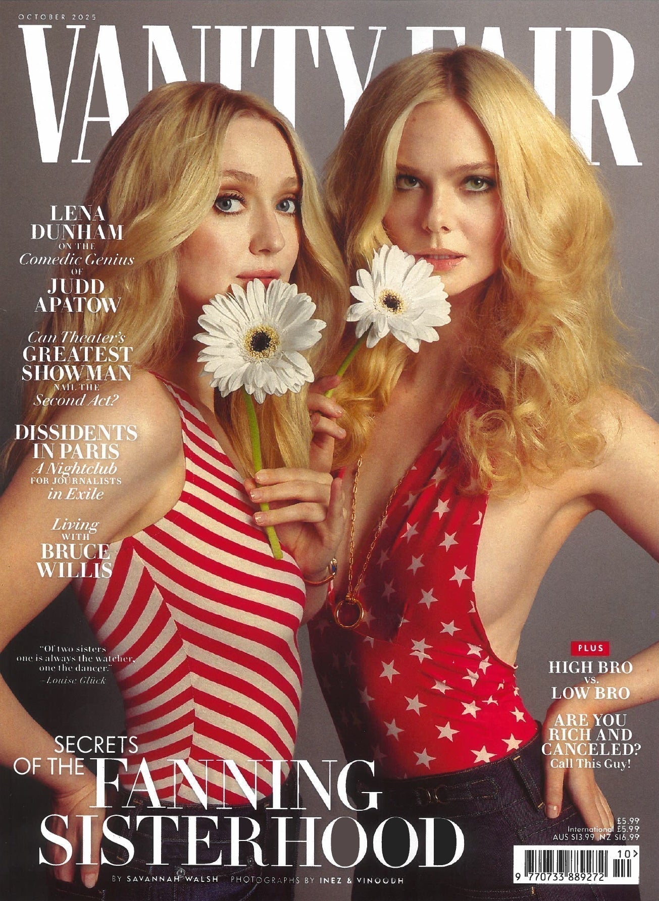 V DESIGN LAB Jewellery Featured in Vanity Fair UK October Issue: "Most Treasured"
