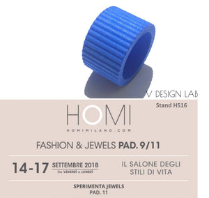 V DESIGN LAB 3D Printed Jewellery also at HOMI "Sperimenta" 14-17 September 2018
