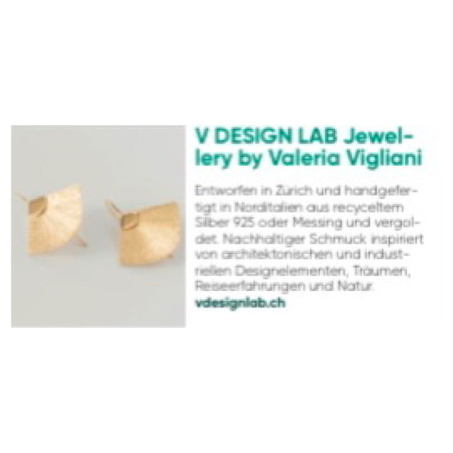 V DESIGN LAB Jewellery featured on NZZ