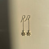 STAR*ina Long Pendant Earrings with Zirkonia