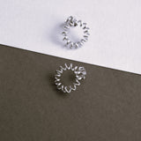 SPIRA.L Molla Silver Flat Circle Earrings - PRE-ORDER