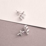 SPIRA.L Molla Silver Stud Earrings - PRE-ORDER