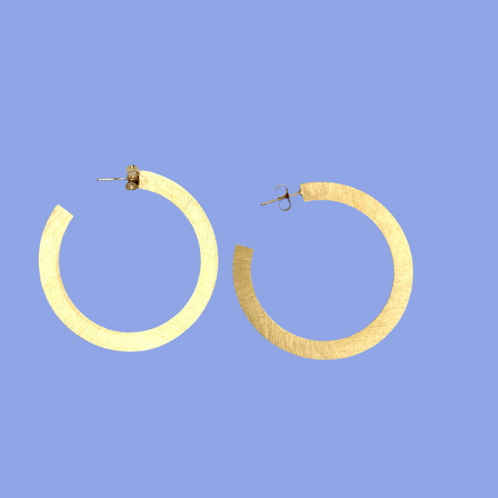 Billabong Flat Hoop Earrings