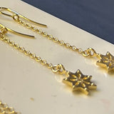 STAR*ina Long Pendant Earrings with Zirkonia