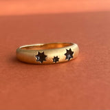 STAR*ina Limited Edition Ring Black Enamel