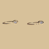 ESSENTIALS Mini Hoops with Zirconia