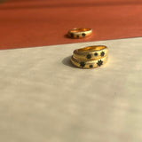 STAR*ina Limited Edition Ring Black Enamel