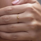 ESSENTIALS 9Kt Gold “Forget me Knot” Ring