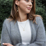 STAR*ina Long Pendant Earrings with Zirkonia