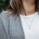 STAR*ina Silver Necklace with Zirkonia