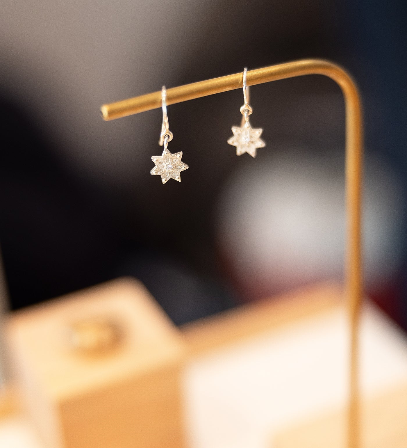STAR*ina Pendant Earrings with Zirkonia - PRE-ORDER