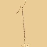 STAR*ina Long Pendant Earrings with Zirkonia