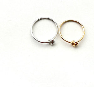 ESSENTIALS “Forget me Knot” Ring
