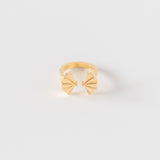SANTIAGO Shell Open Ring (Gold)