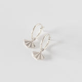 SANTIAGO Mini Hoops with Shell Pendants - 16mm