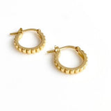 INGRANAGGI Mini Hoops with Clasp