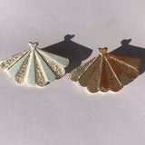 SANTIAGO Shell Midi Studs