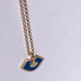 ABANICOS Silver Necklace with Enamel