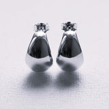 SAVOY Small Smooth Hoops (Silver)