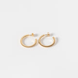 INGRANAGGI Silver Hoop Earrings