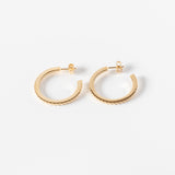 INGRANAGGI Silver Hoop Earrings