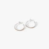 INGRANAGGI Silver Hoop Earrings