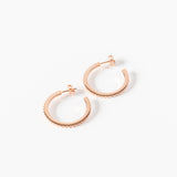 INGRANAGGI Silver Hoop Earrings